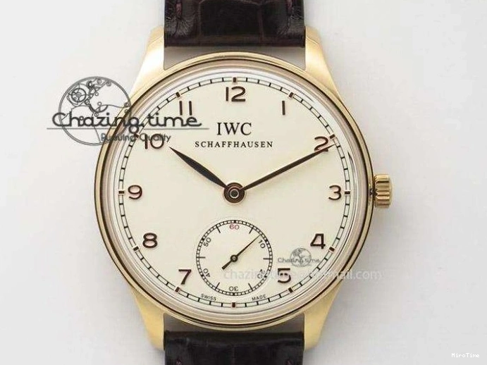 MIROTIME 0109 Portuguese Real PR IW500703 ZF 1:1 Best Edition On Black Leather Strap A Durable 7370